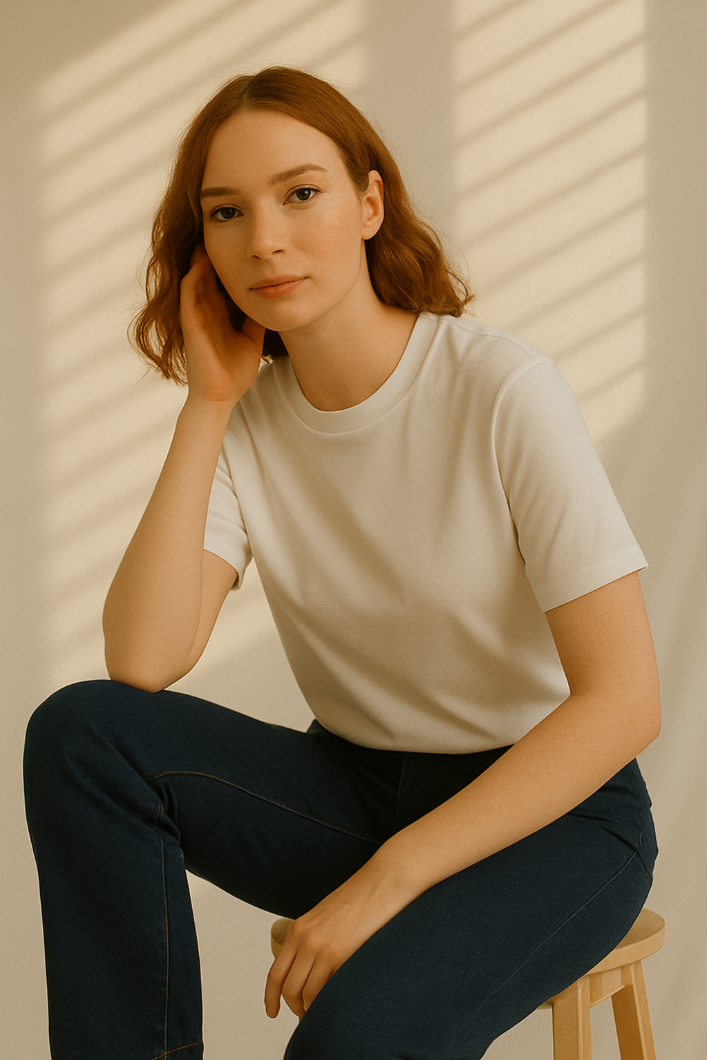 Grey Crew Neck Tee – ARAM Collection