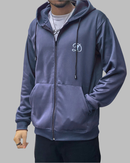 Brown Zipper Hoodie – FOCUS